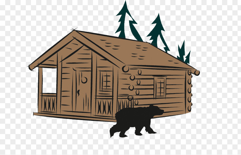 House Cottage Log Cabin Basecamp Classic PNG