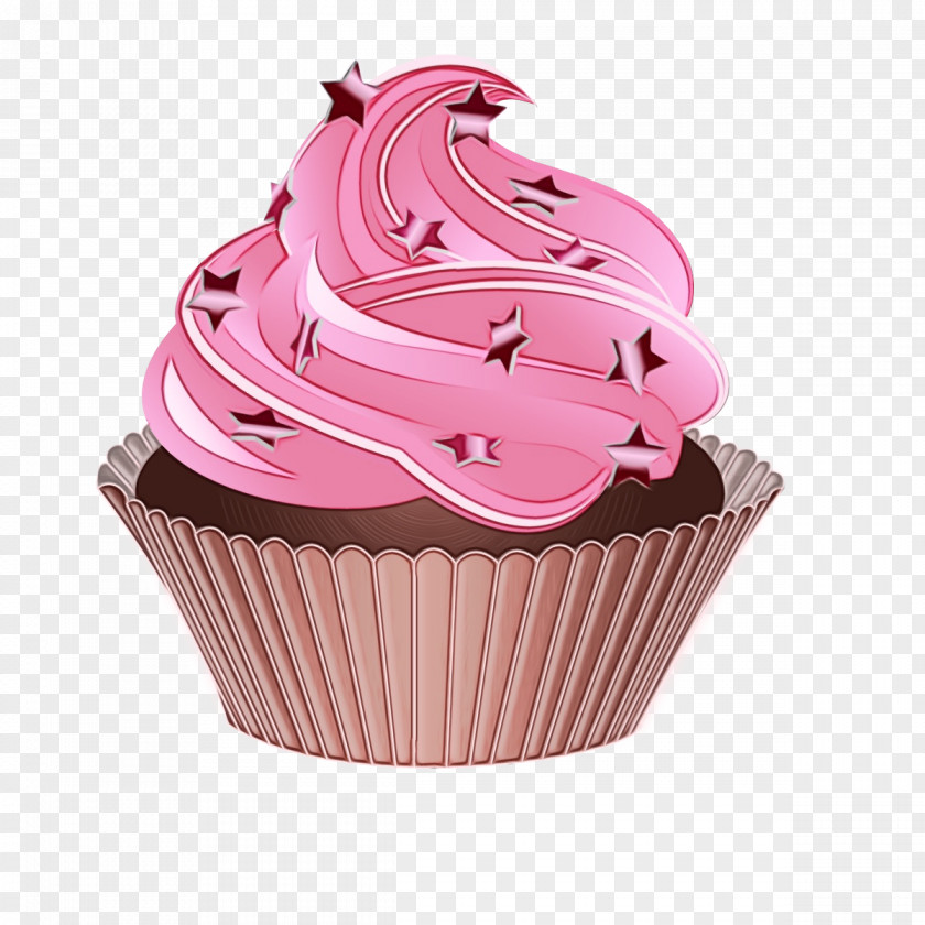 Bake Sale Magenta Pink Birthday Cake PNG