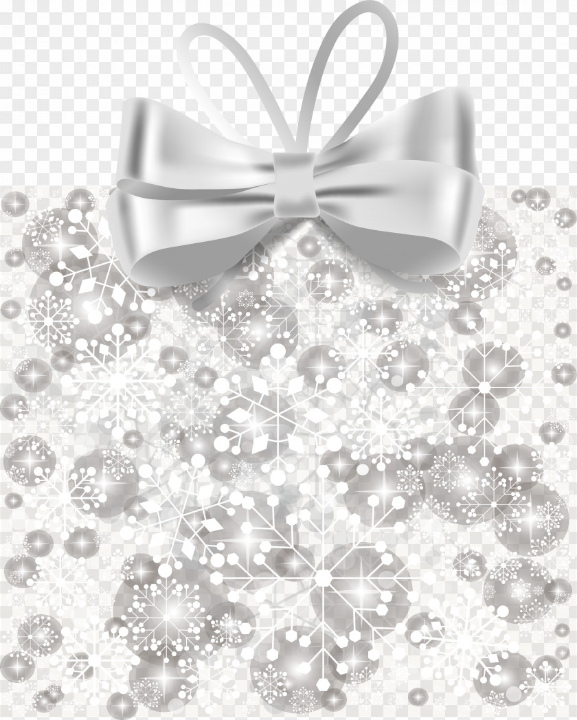Beautiful White Bow Tie Light Ribbon PNG