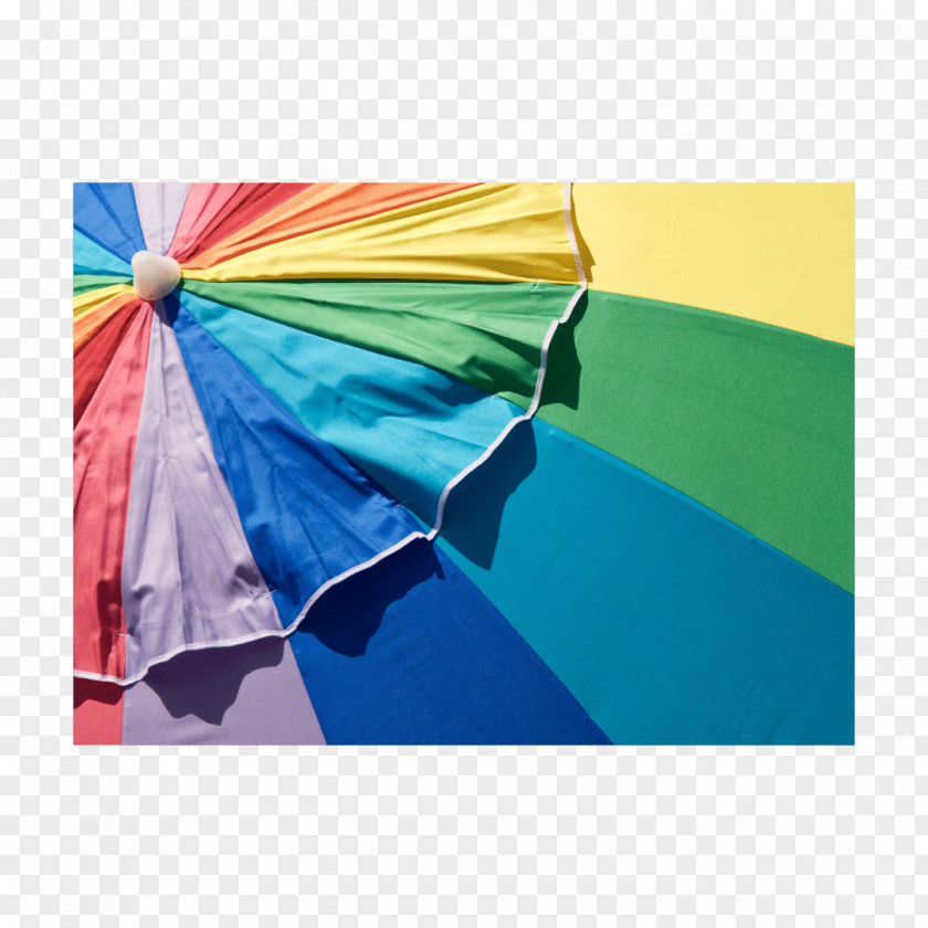 Beach Umbrella Turquoise Teal Angle Line PNG