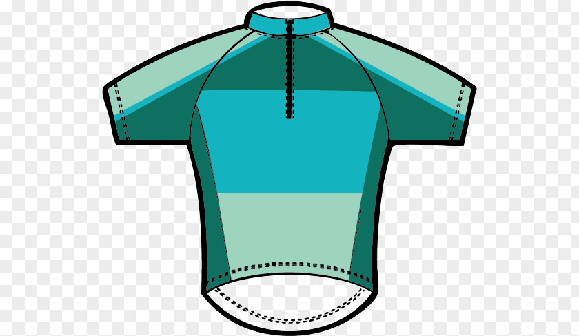 Bicycle Jersey Turquoise Cartoon PNG