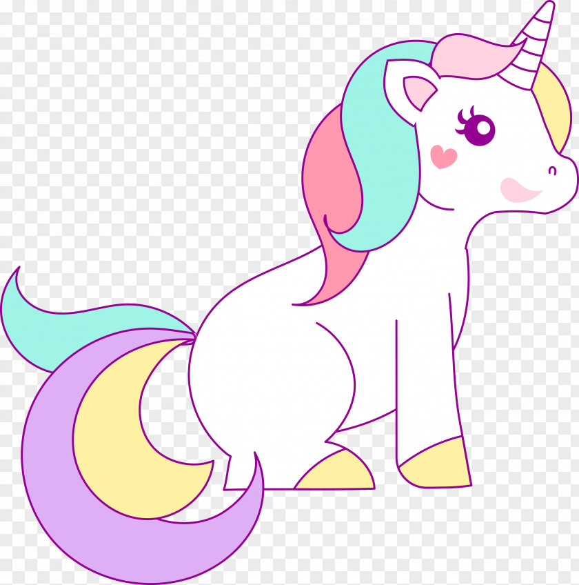Clouds Unicorn Drawing Rainbow Legendary Creature PNG