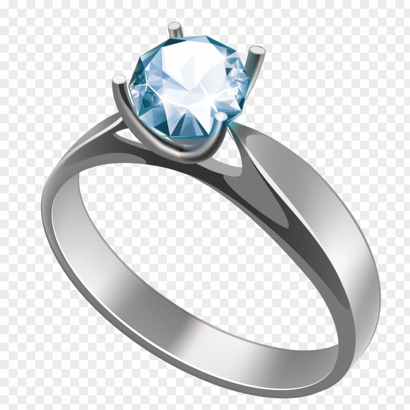 Exquisite Diamond Ring Engagement White PNG
