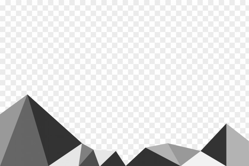 Low Poly Logo Triangle White Brand PNG