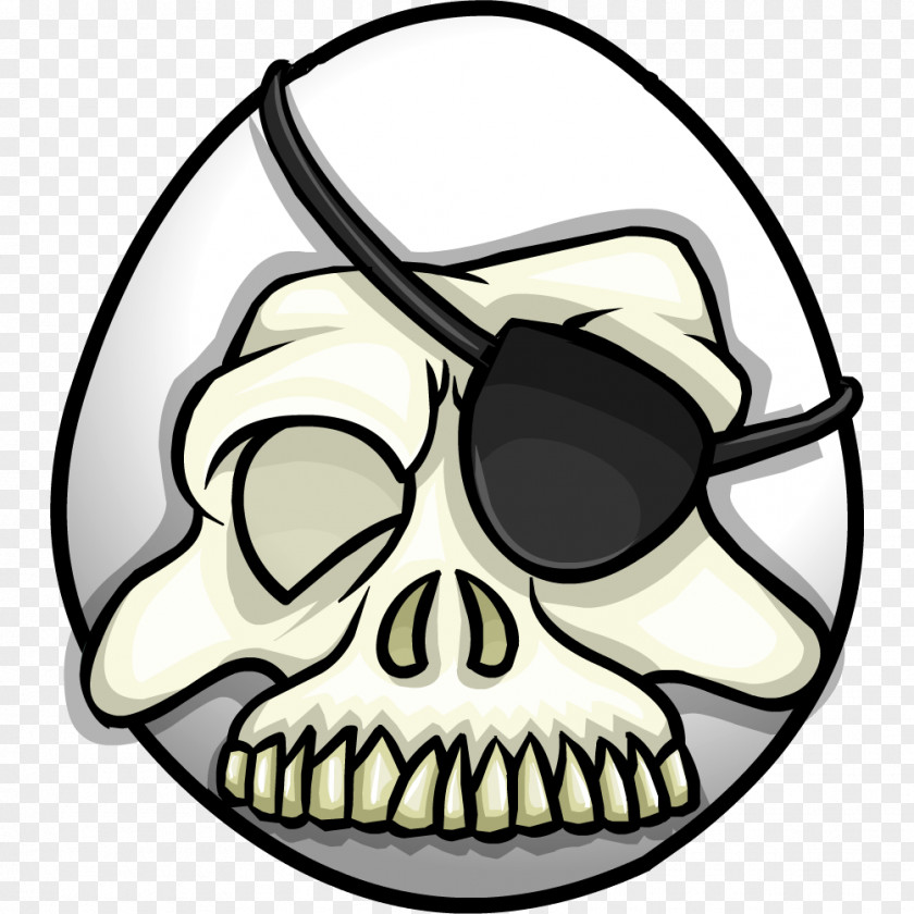 Penguin Club Skull Mask Game PNG