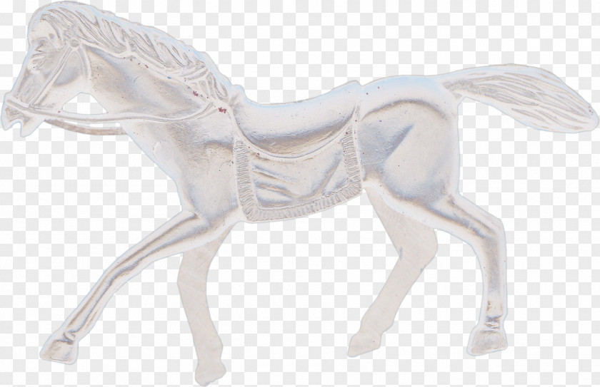 Beautiful Metal Horses Ford Mustang Stallion Mane Figurine PNG