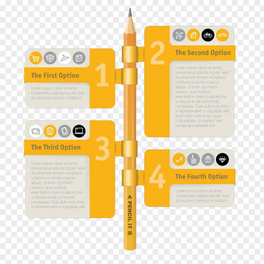 Education Class Ppt Material Infographic Pencil Royalty-free PNG
