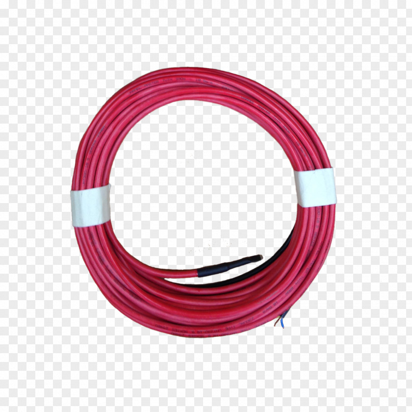 Twin Electrical Cable Magenta Wire PNG
