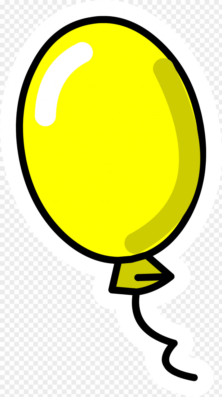 YELLOW Club Penguin Balloon Clip Art PNG