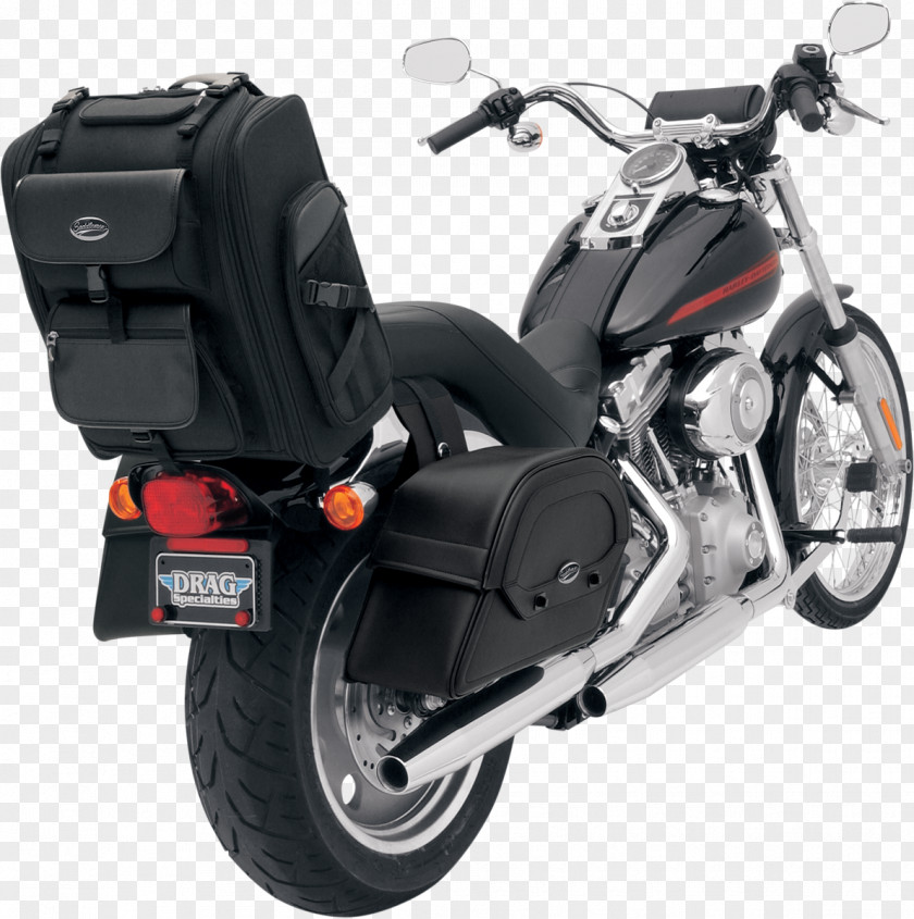 Drag The Luggage Sissy Bar Scooter Motorcycle Harley-Davidson Bag PNG