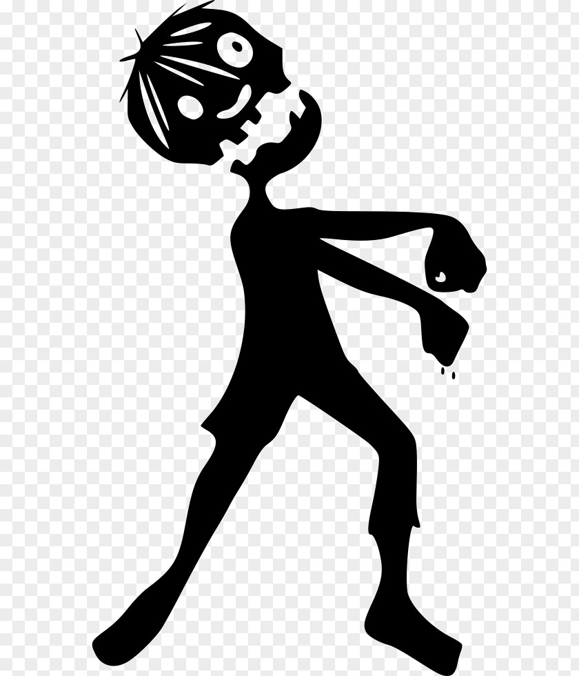 Horror Vector Silhouette Clip Art PNG