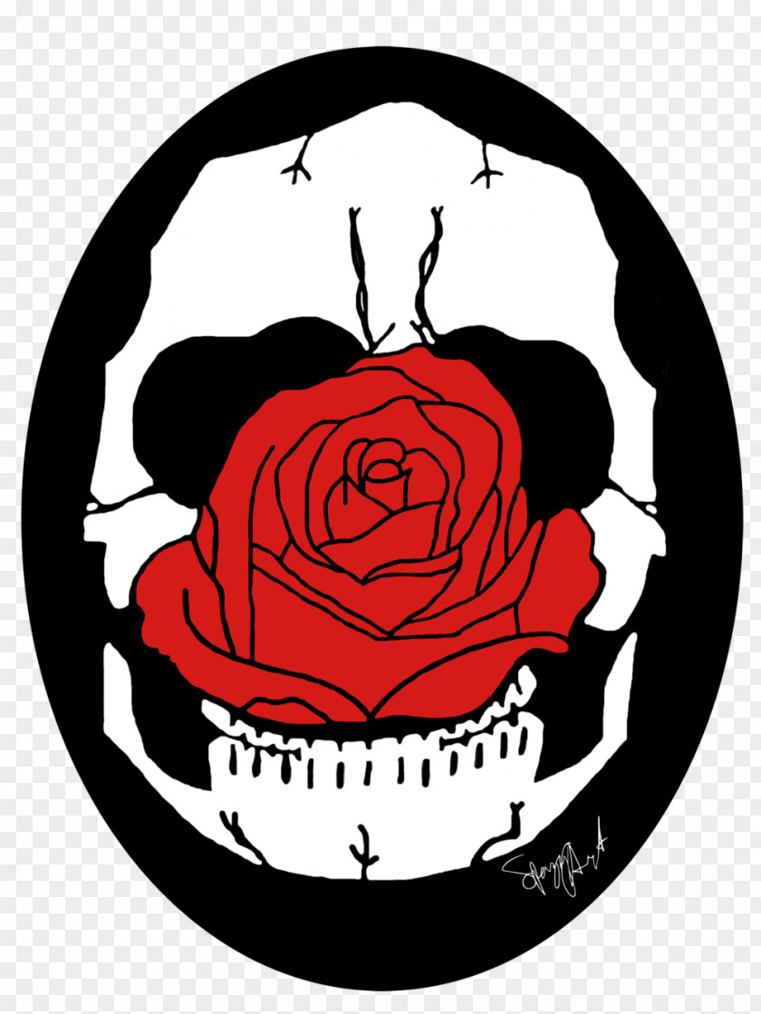 Rose Garden Roses Art Human Skull Symbolism PNG