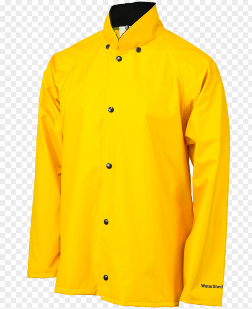 Yellow Jacket T-shirt Pea Coat Sleeve PNG