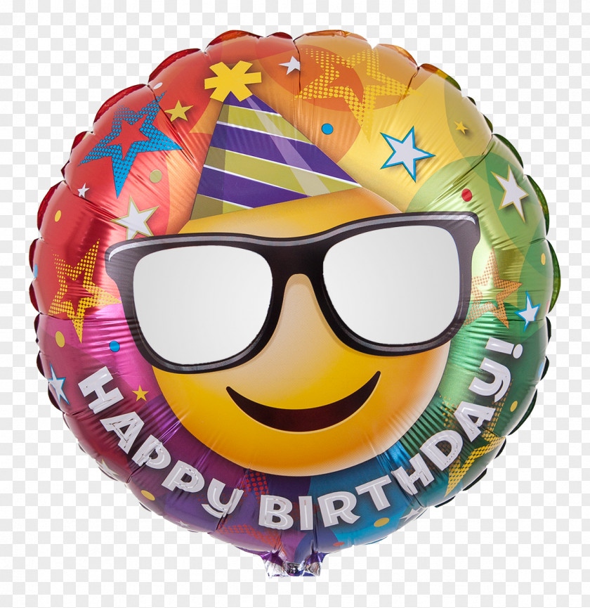 Balloon Toy Birthday Smiley Emoticon PNG