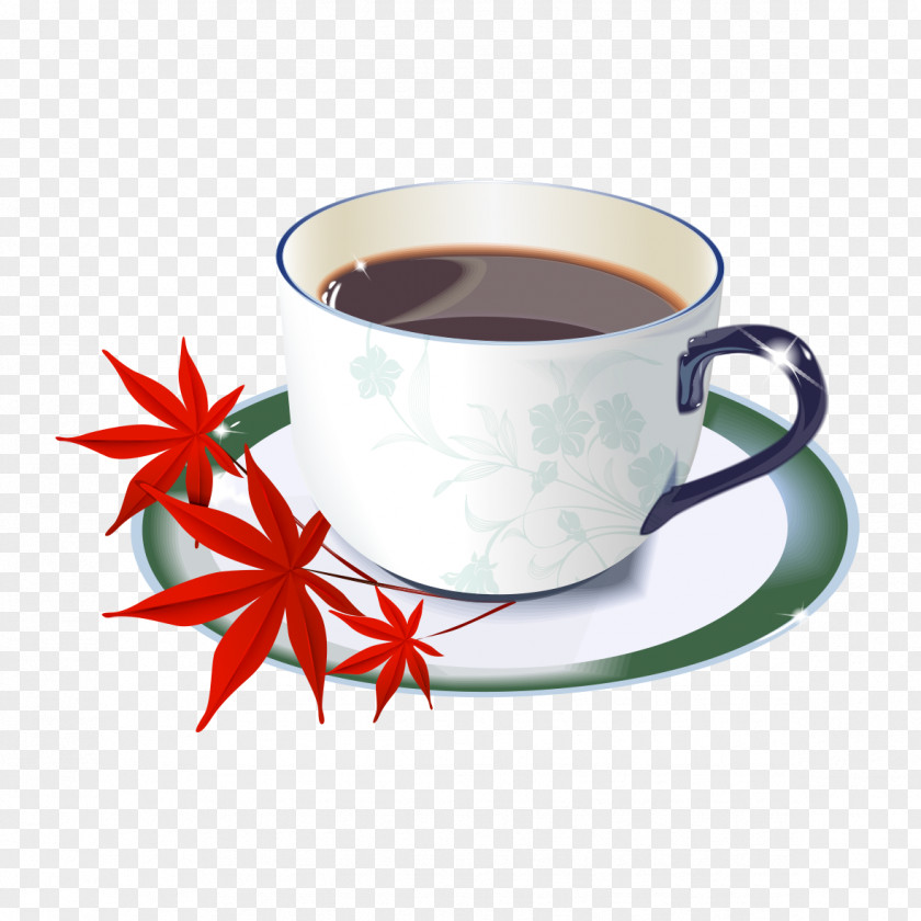 Beautiful Coffee Cups Cup Teapot Teacup PNG