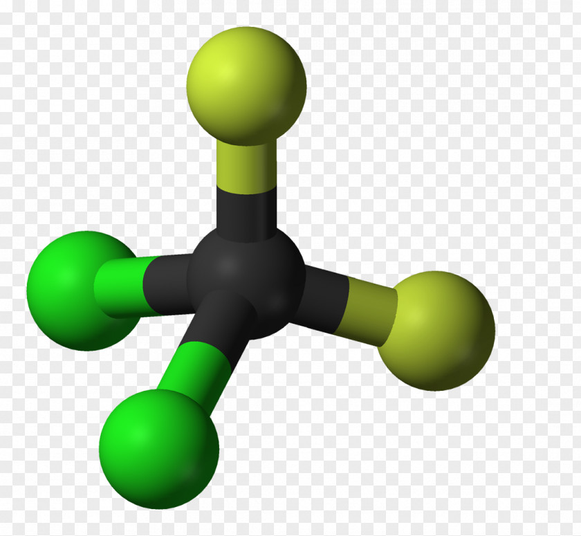 Dichlorodifluoromethane Trichlorofluoromethane Molecule Chlorofluorocarbon Halomethane PNG