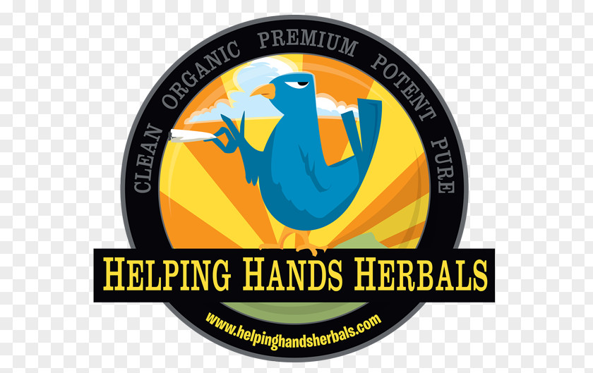 Helping Hands Logo Herbals Organization Emblem Dispensary PNG