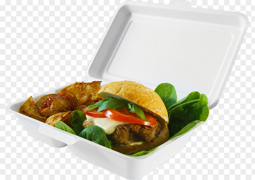 Takeaway Service Take-out Hamburger Lunch Vegetarian Cuisine Container PNG