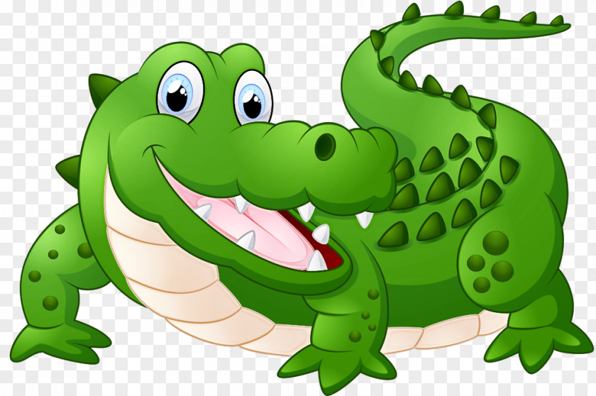 Crocodile Crocodilia Green Alligator Cartoon PNG