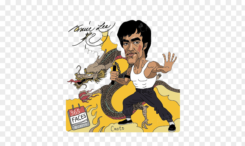 Descendants Of The Dragon, Bruce Lee Legend Kung-Fu Master Cartoon Comics PNG