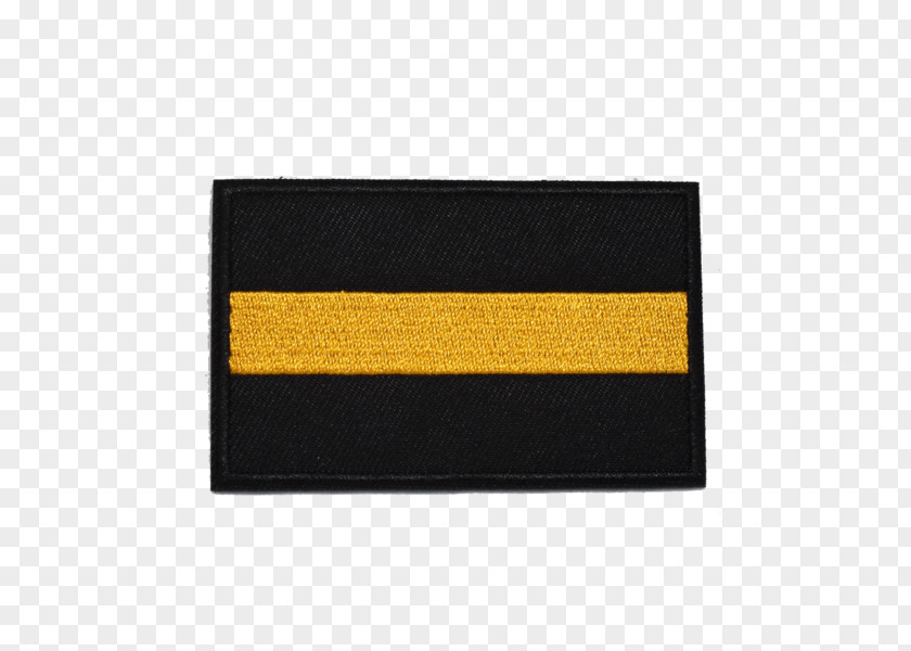 Orange Line Flag Patch Embroidered Security Retail Loss Prevention Embroidery PNG