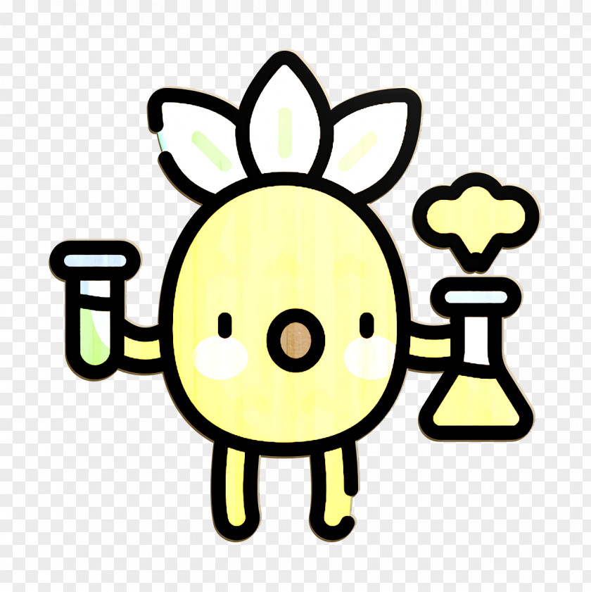 Pineapple Character Icon Scientific PNG