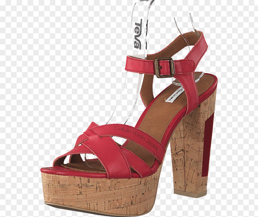 Sandal High-heeled Shoe Absatz Red PNG