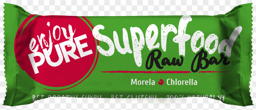 Front Side Superfood Chlorella Raw Bar Brand PNG