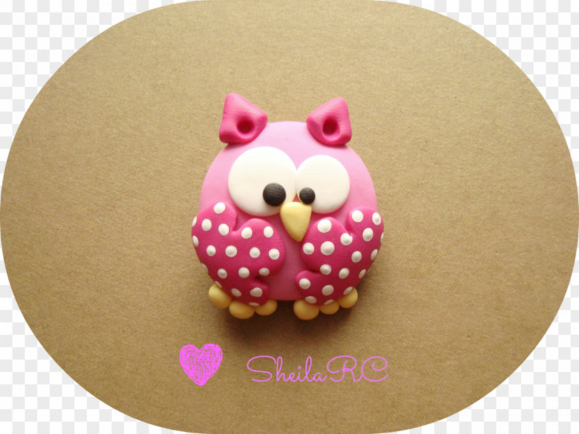 Owl Pink M PNG