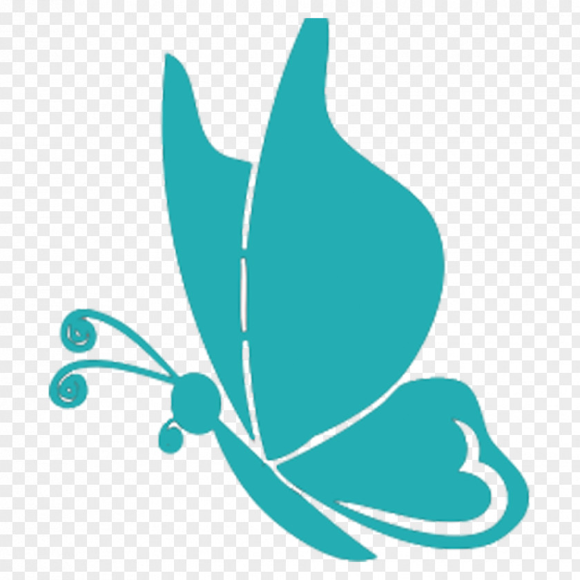 Plant Logo Butterfly Silhouette PNG