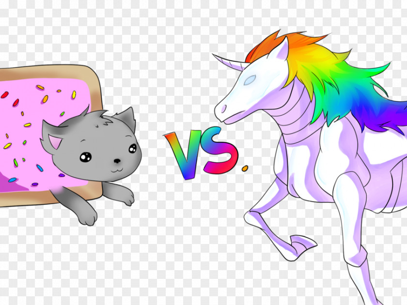 Cat Nyan Robot Unicorn Attack Drawing PNG