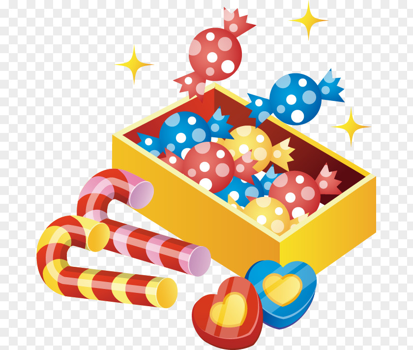 Christmas Candy Vector Material Gift PNG