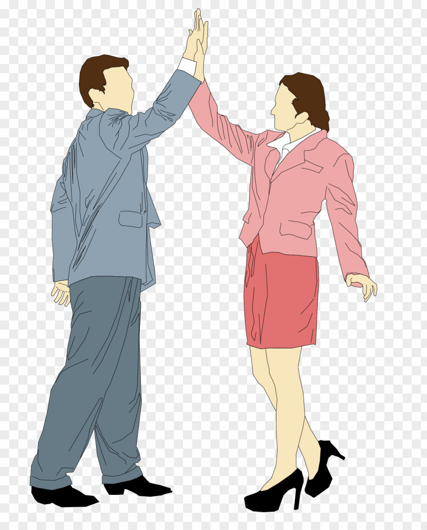 Clap The Men And Women Woman Download Clip Art PNG