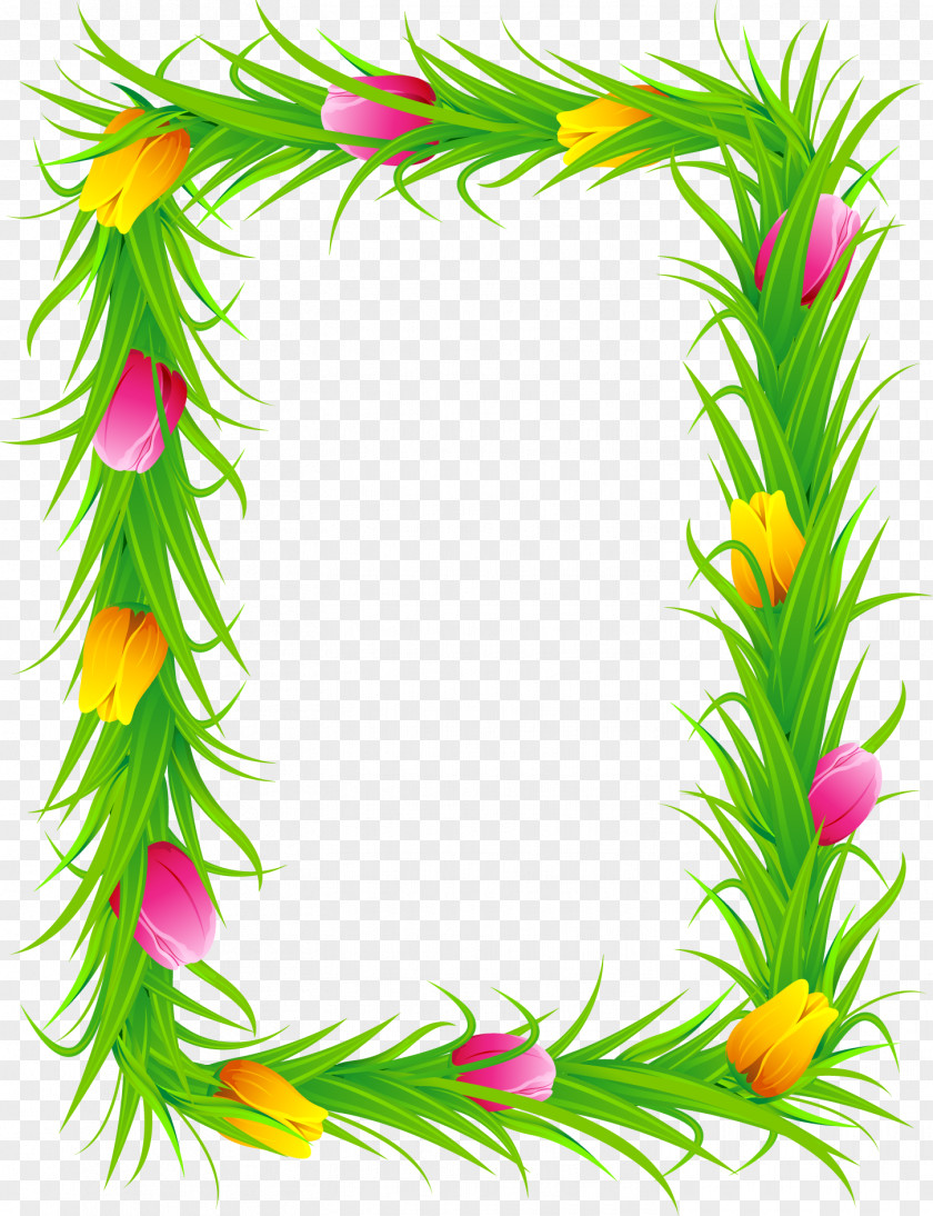 Flower Frame Flowers Floral PNG