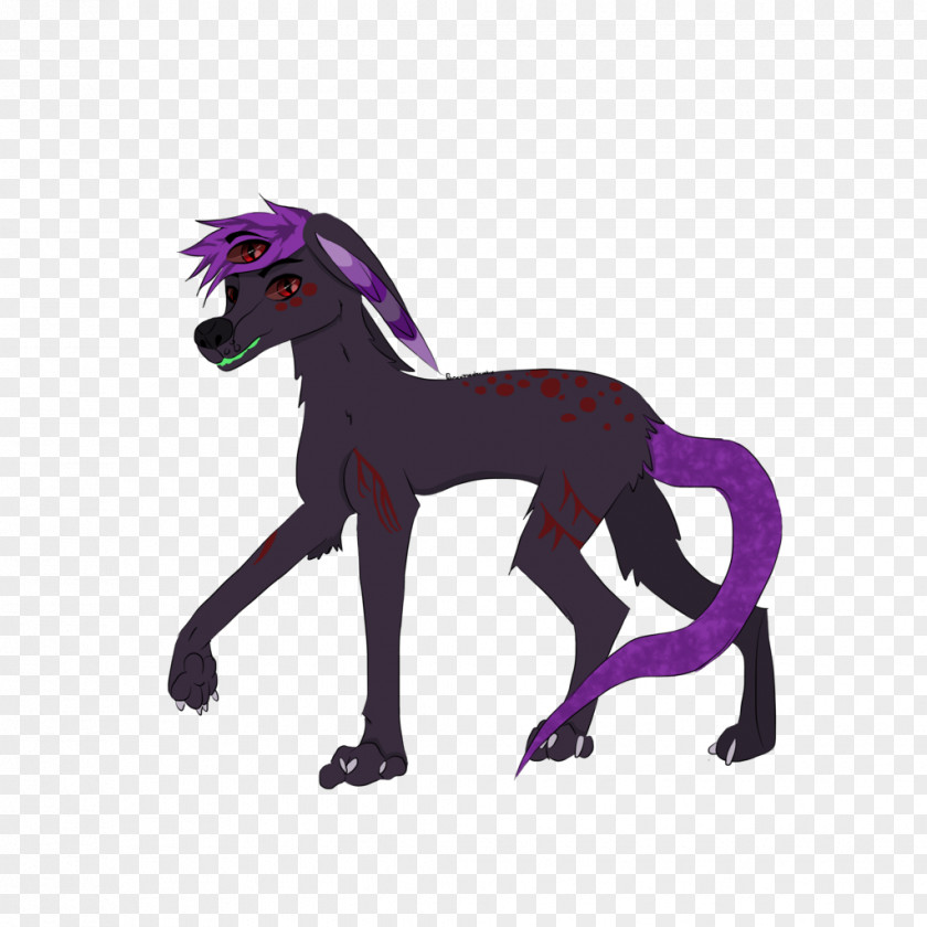Good Luck New Job Mustang Stallion Pack Animal Purple Legendary Creature PNG