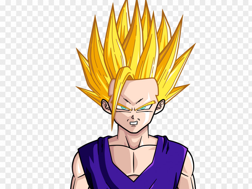 LINCE Gohan Drawing Super Saiyan PNG