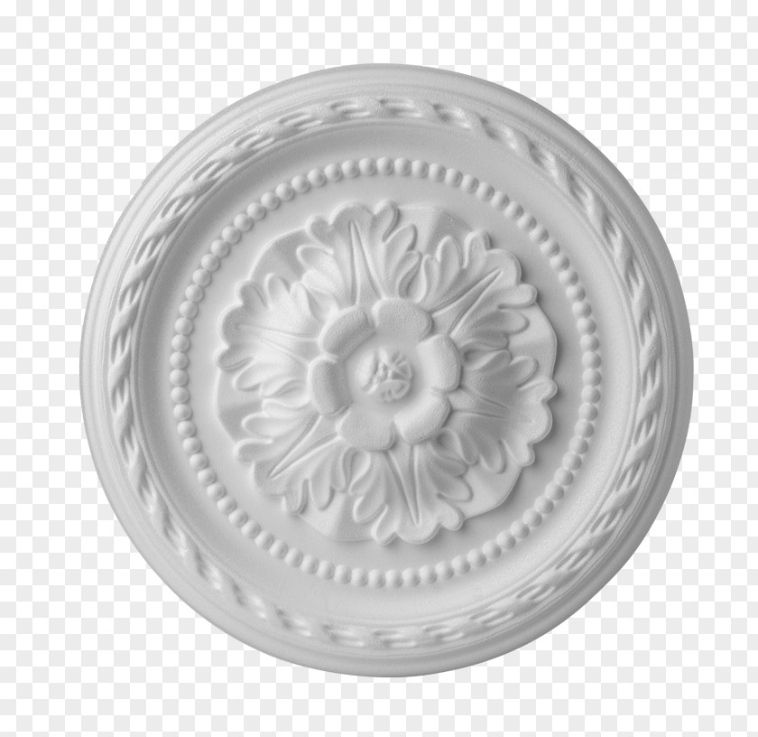 Rosette Stucco Rose Window Ceiling Centimeter PNG