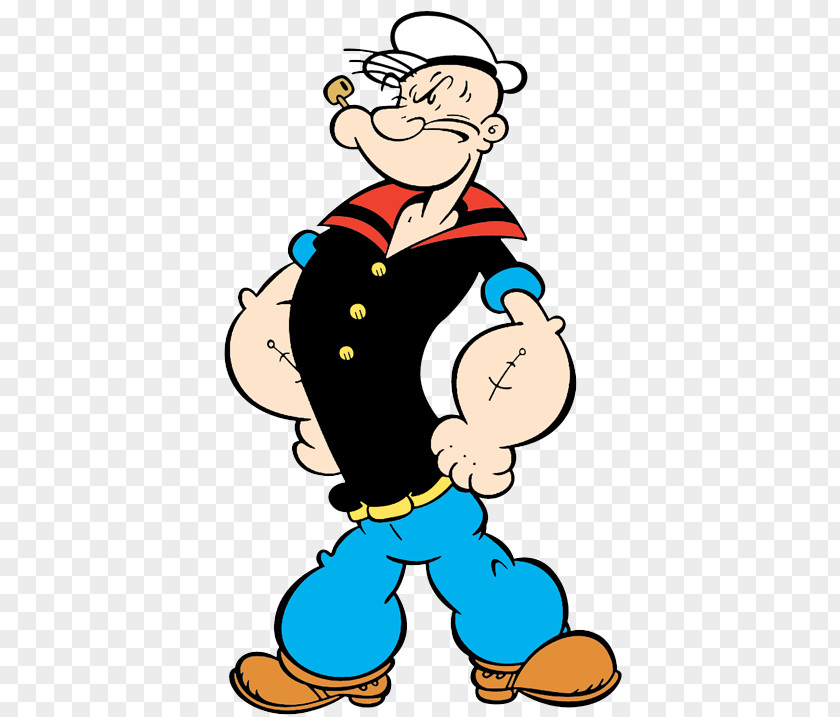 Syndicate Cliparts Olive Oyl Bluto J. Wellington Wimpy Popeye SweePea PNG