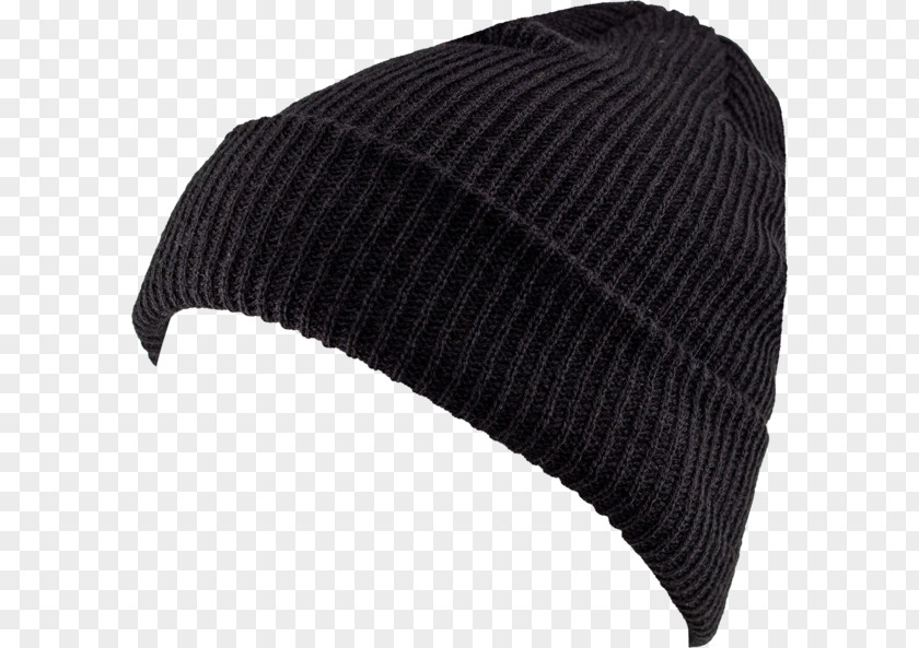 Black Mesh Knit Beanie Cap Hat Clip Art PNG