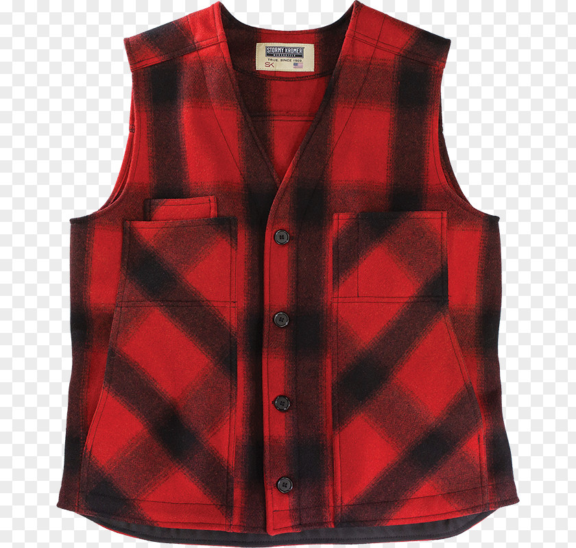 Red Undershirt Gilets Clothing Sweater Outerwear Pocket PNG