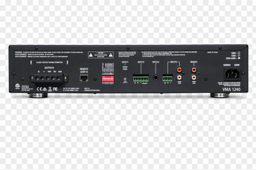 Stereo Wall Amplifier JBL Amplificador Electronics Audio Mixers PNG