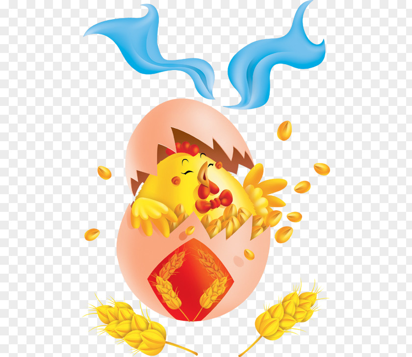 Auspicious,child,chicken Chicken Chinese New Year Happiness Rooster PNG