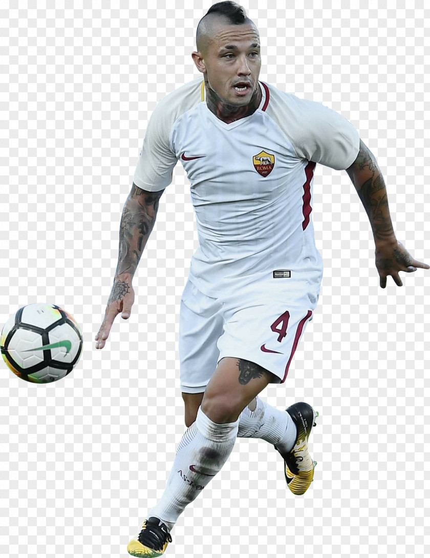 Football Radja Nainggolan A.S. Roma Soccer Player Belgium National Team 2017–18 Serie A PNG