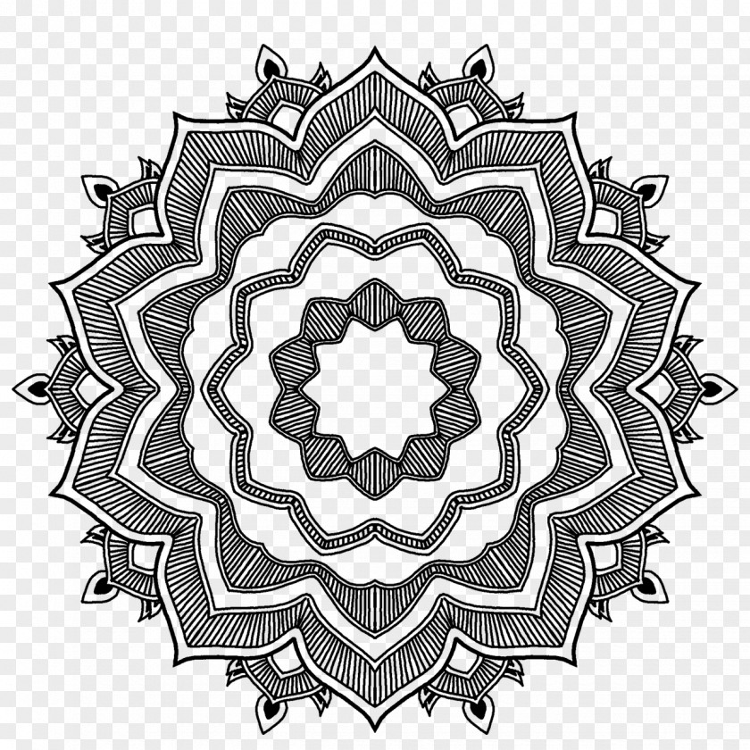 India Pattern Mandala Geometric Shape Drawing Geometry PNG
