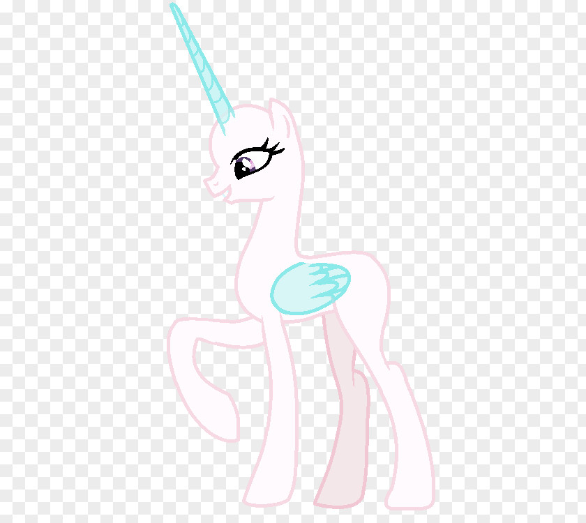 My Little Pony Princess Base Horse Unicorn Sketch PNG