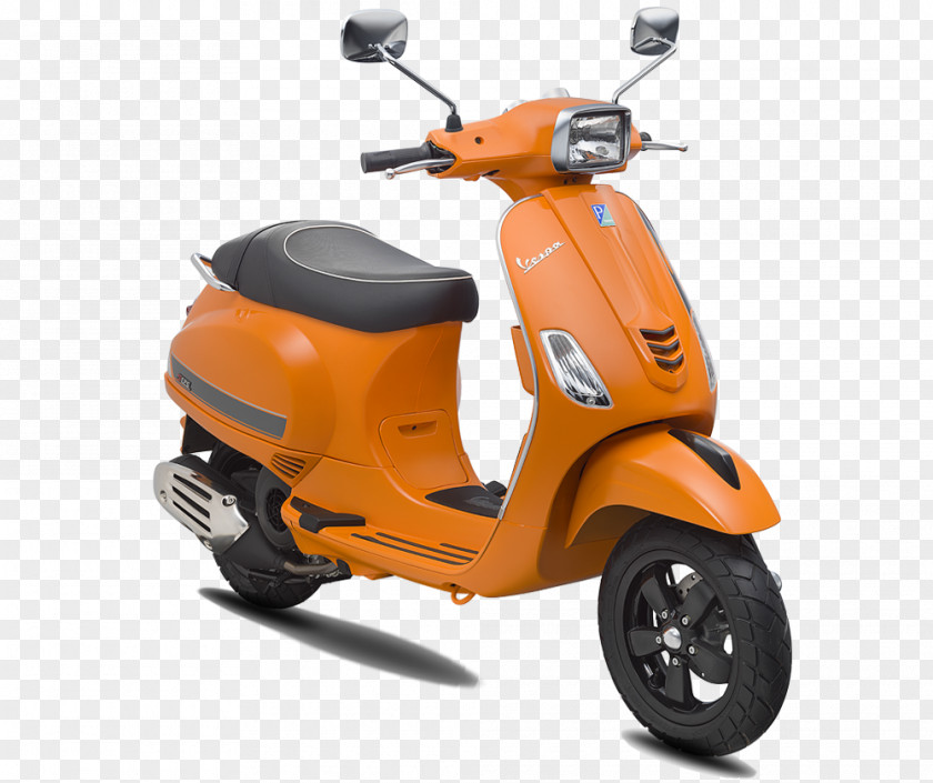 Orange Vespa Car GTS Piaggio Sprint PNG