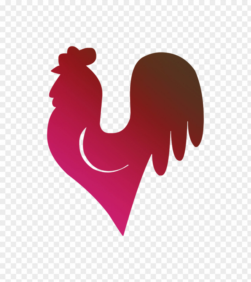 Rooster Chicken As Food Heart Clip Art PNG