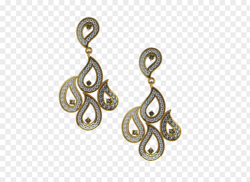 Silver Earring Body Jewellery Charms & Pendants PNG