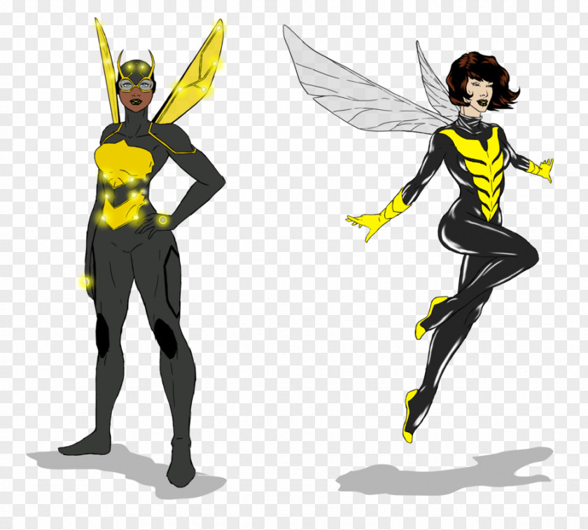 Wasp Bumblebee Marvel Comics DC PNG