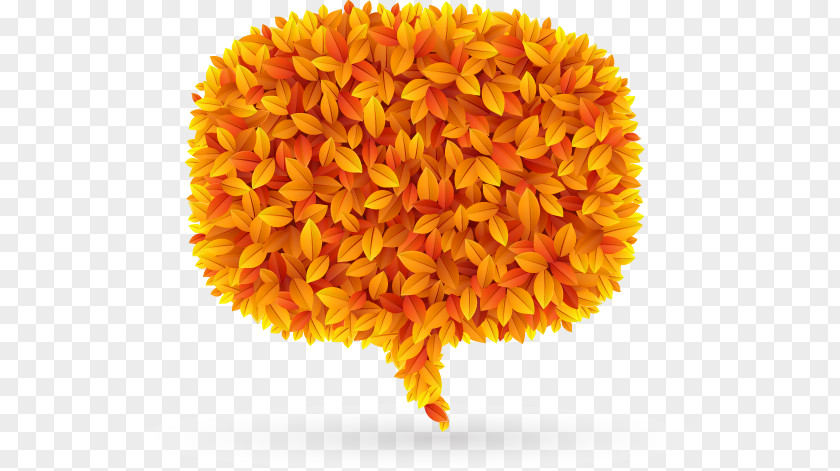 Autumn Leaves Speech Bubble Tag Leaf PNG